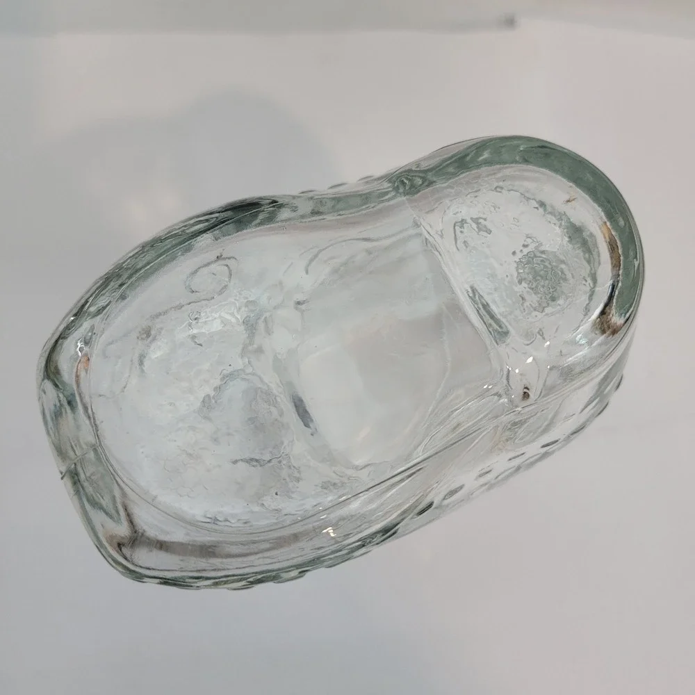 Vienna SD Centennial Cowboy Boot Glass Mug Souvenir 1885-1985 Clear Barware